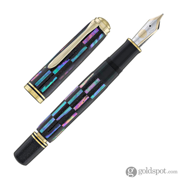 Pelikan Souveran M1000 Fountain Pen in Raden Black Infinity - Medium Point Fountain Pen