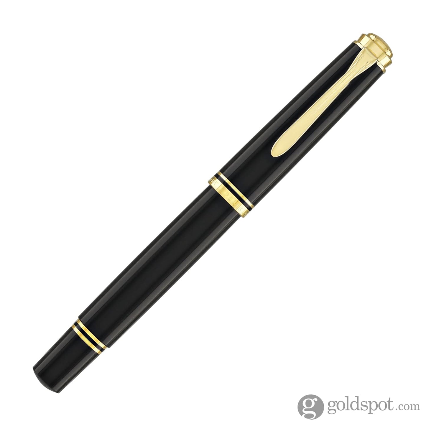 Pelikan Souveran M600 Fountain Pen in Black with Gold Trim - 14K Gold Fountain Pen