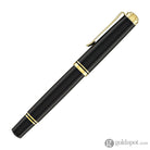 Pelikan Souveran M600 Fountain Pen in Black with Gold Trim - 14K Gold Fountain Pen