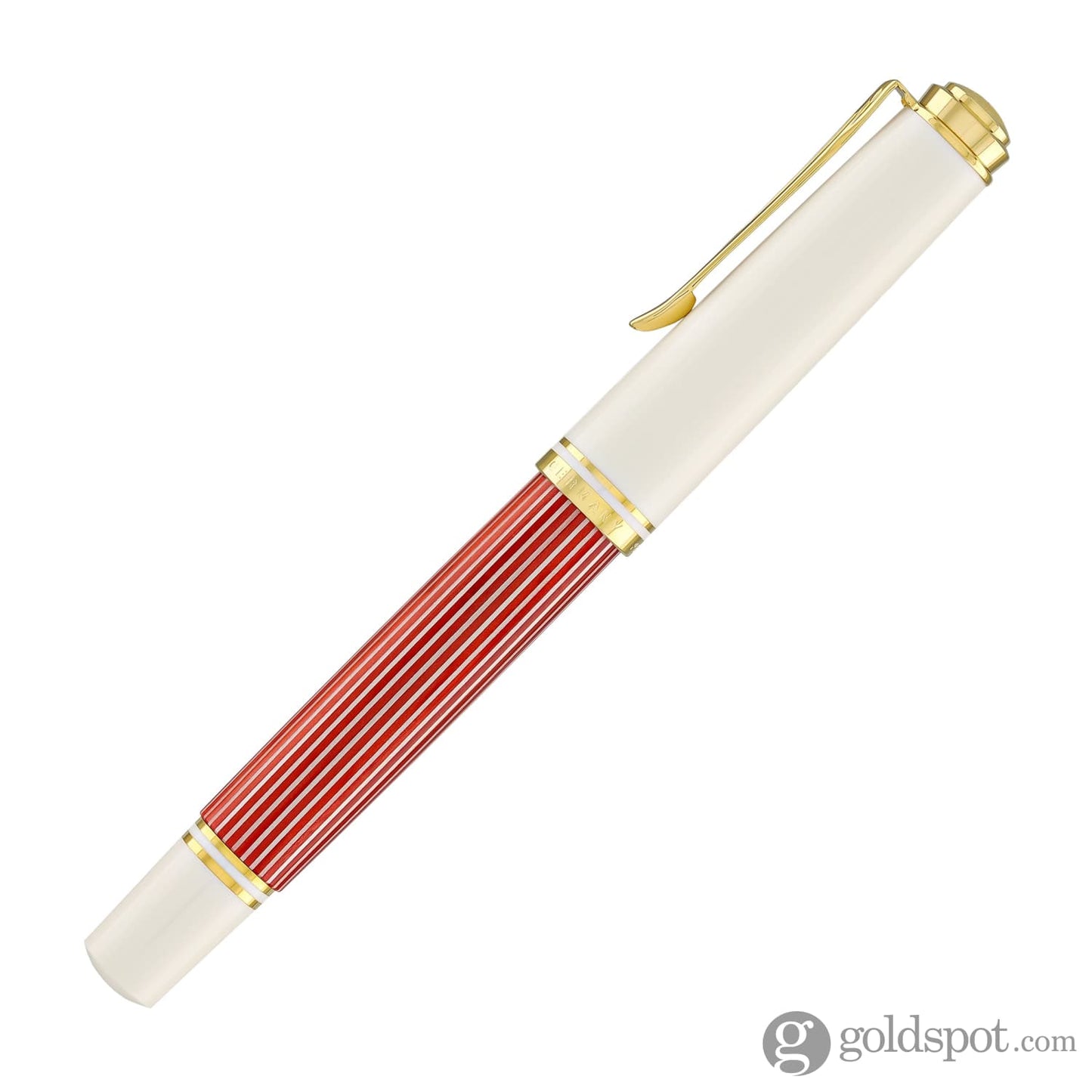 Pelikan Souveran M600 Fountain Pen in Red & White with Gold Trim Fountain Pen