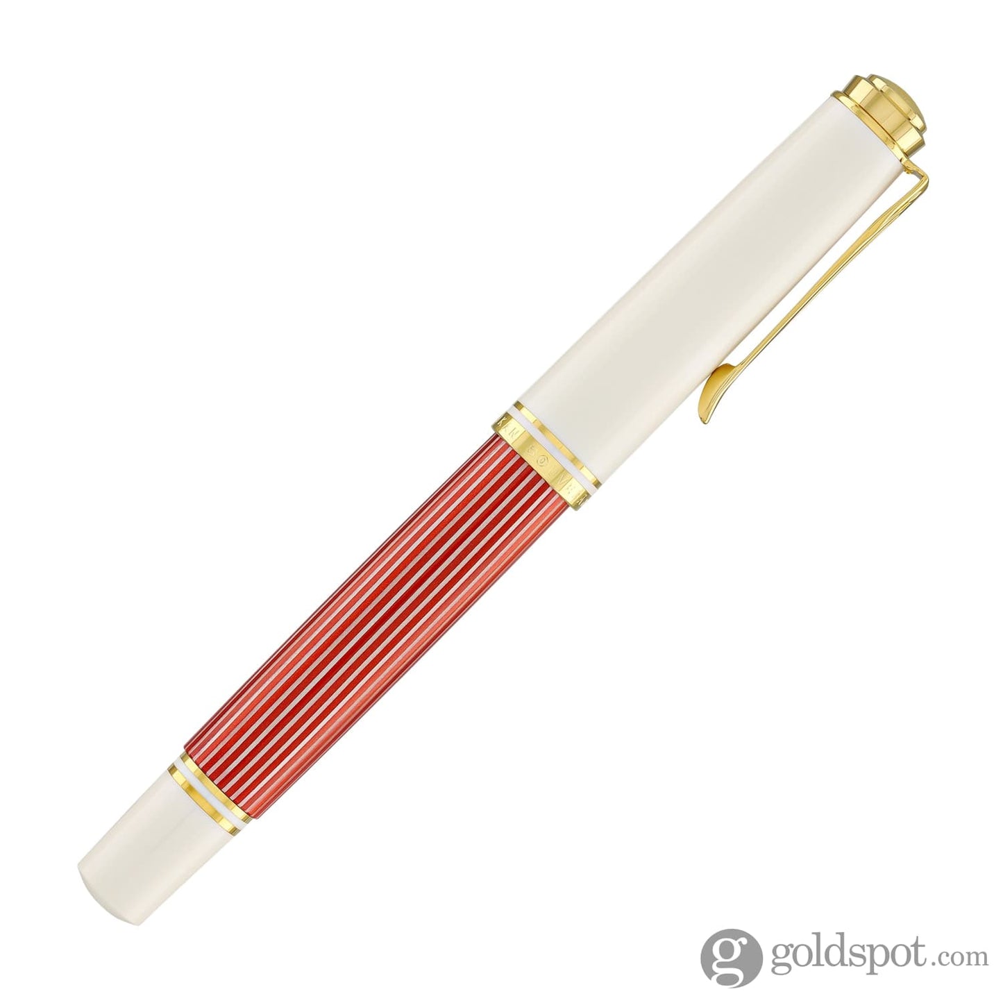 Pelikan Souveran M600 Fountain Pen in Red & White with Gold Trim Fountain Pen