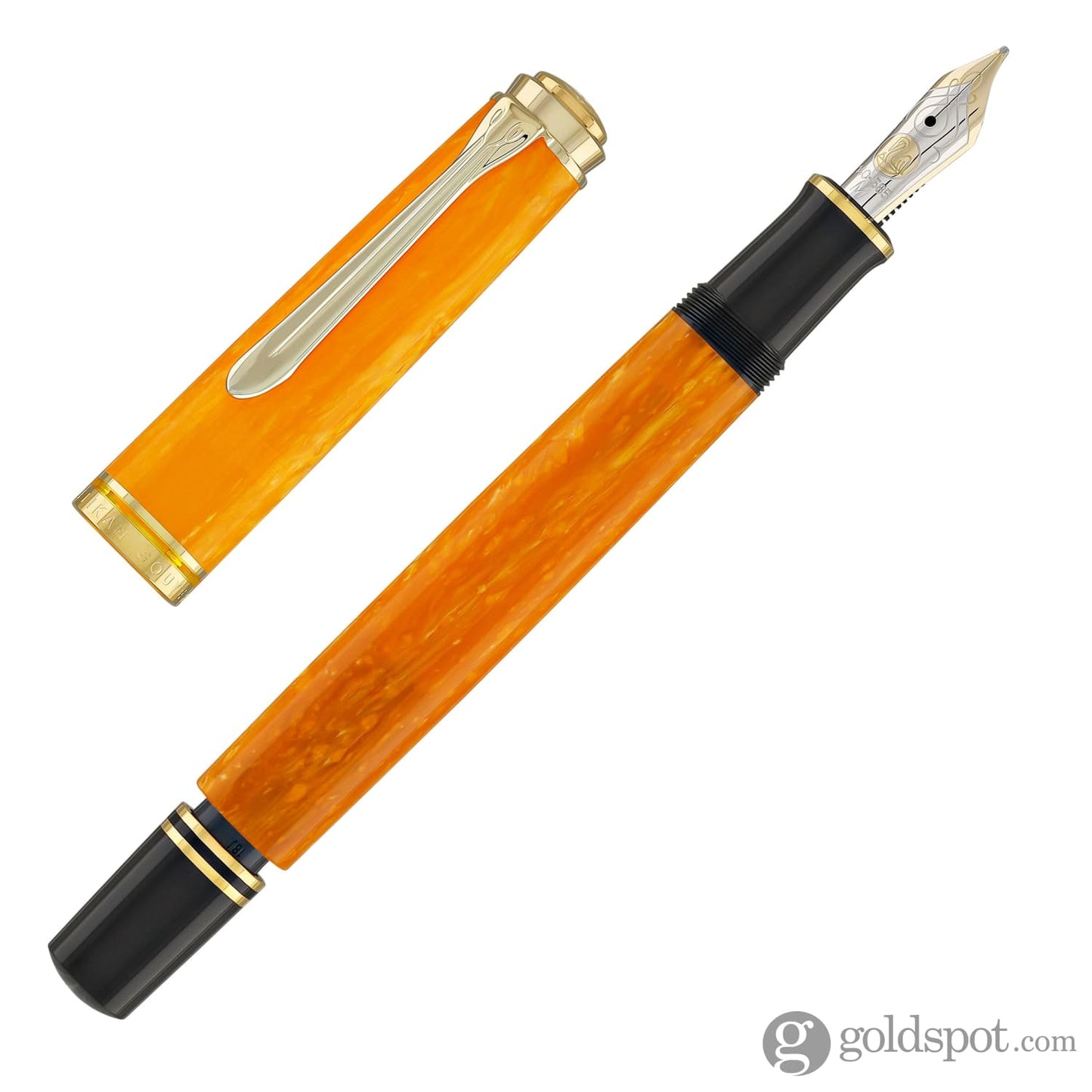 Pelikan Souveran M600 Fountain Pen in Vibrant Orange Fountain Pens