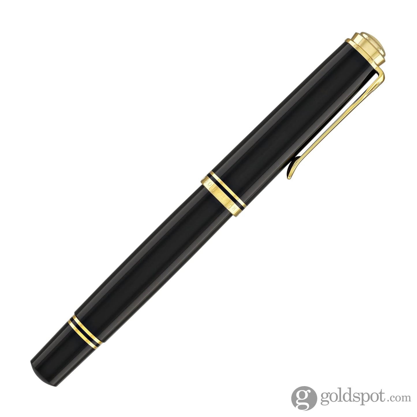 Pelikan Souveran M800 Fountain Pen in Black with Gold Trim - 18K Gold Fountain Pen