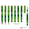 Pelikan Souveran M800 Fountain Pen in Green Demonstrator with Gold Trim - 18K Gold Fountain Pen