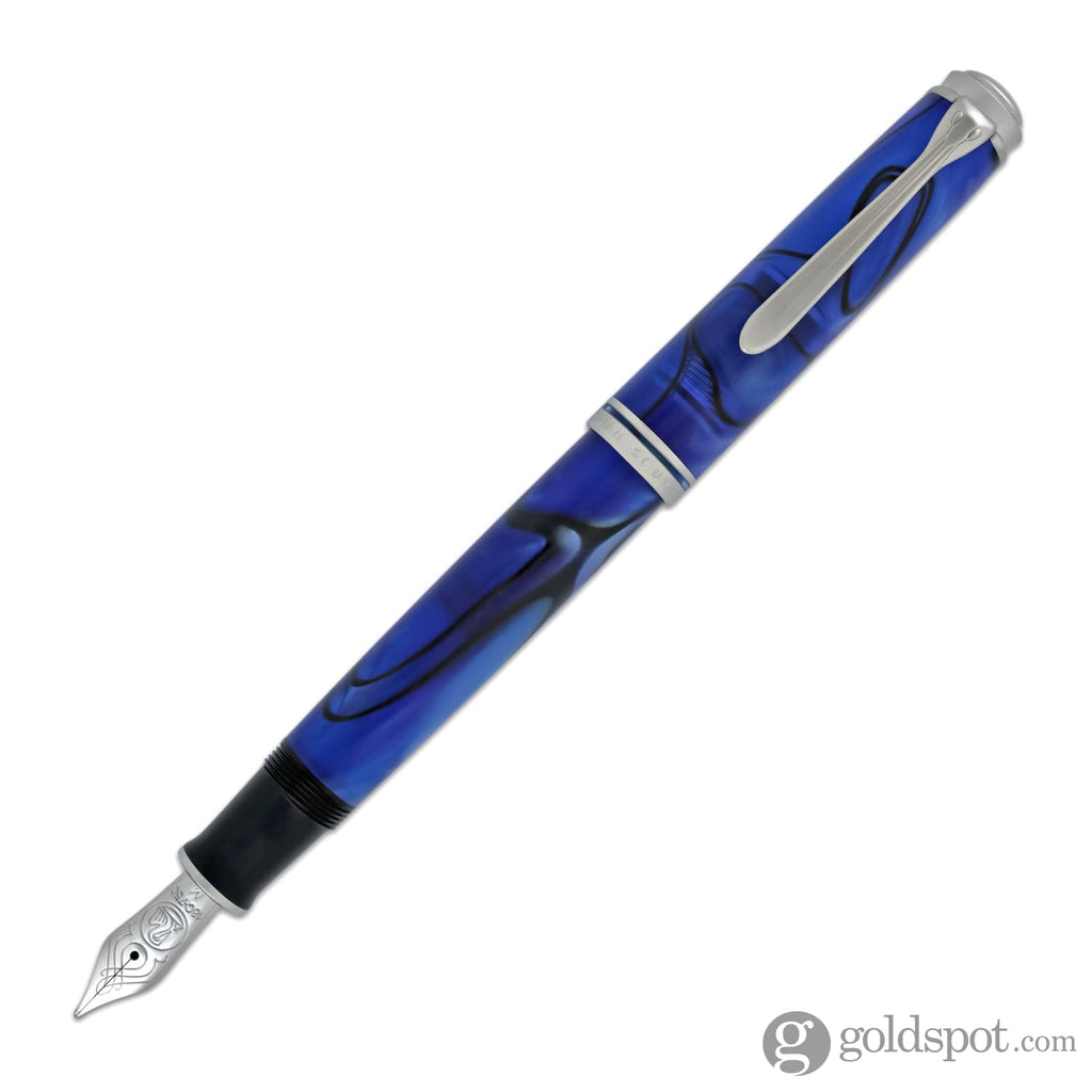 Pelikan Souveran M805 Blue Dunes Fountain Pen Special Edition - 18K Gold CLO Fine Fountain Pen