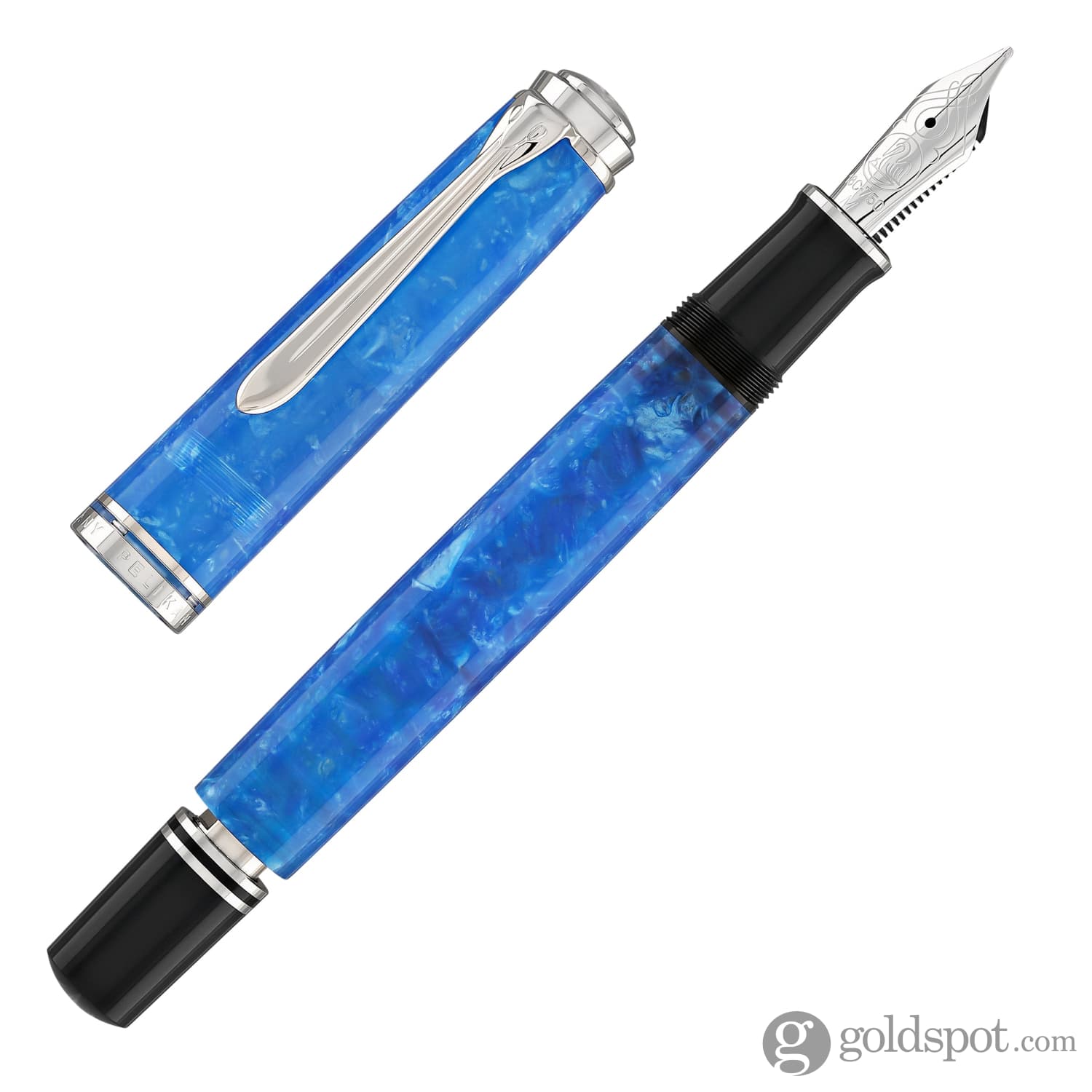 Pelikan Souveran M805 Fountain Pen in Vibrant Blue - Goldspot Pens