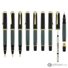 Pelikan Souveran R800 Rollerball Pen in Black & Green with Gold Trim Rollerball Pen