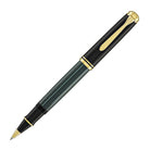 Pelikan Souveran R800 Rollerball Pen in Black & Green with Gold Trim Rollerball Pen