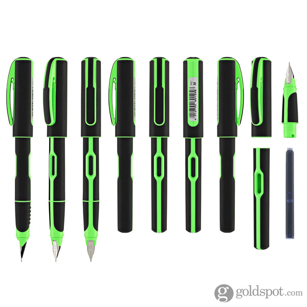 Pelikan Style Fountain Pen in Neon Green - Medium Fountain Pen