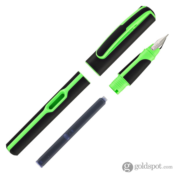 Pelikan Style Fountain Pen in Neon Green - Medium Fountain Pen