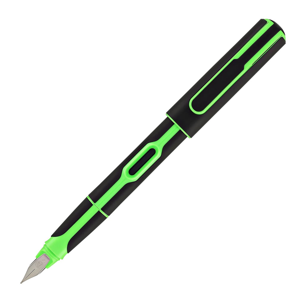 Pelikan Style Fountain Pen in Neon Green - Medium Fountain Pen