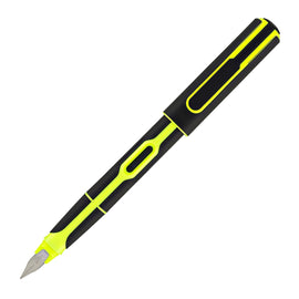 Pelikan Style Fountain Pen in Neon Yellow - Medium