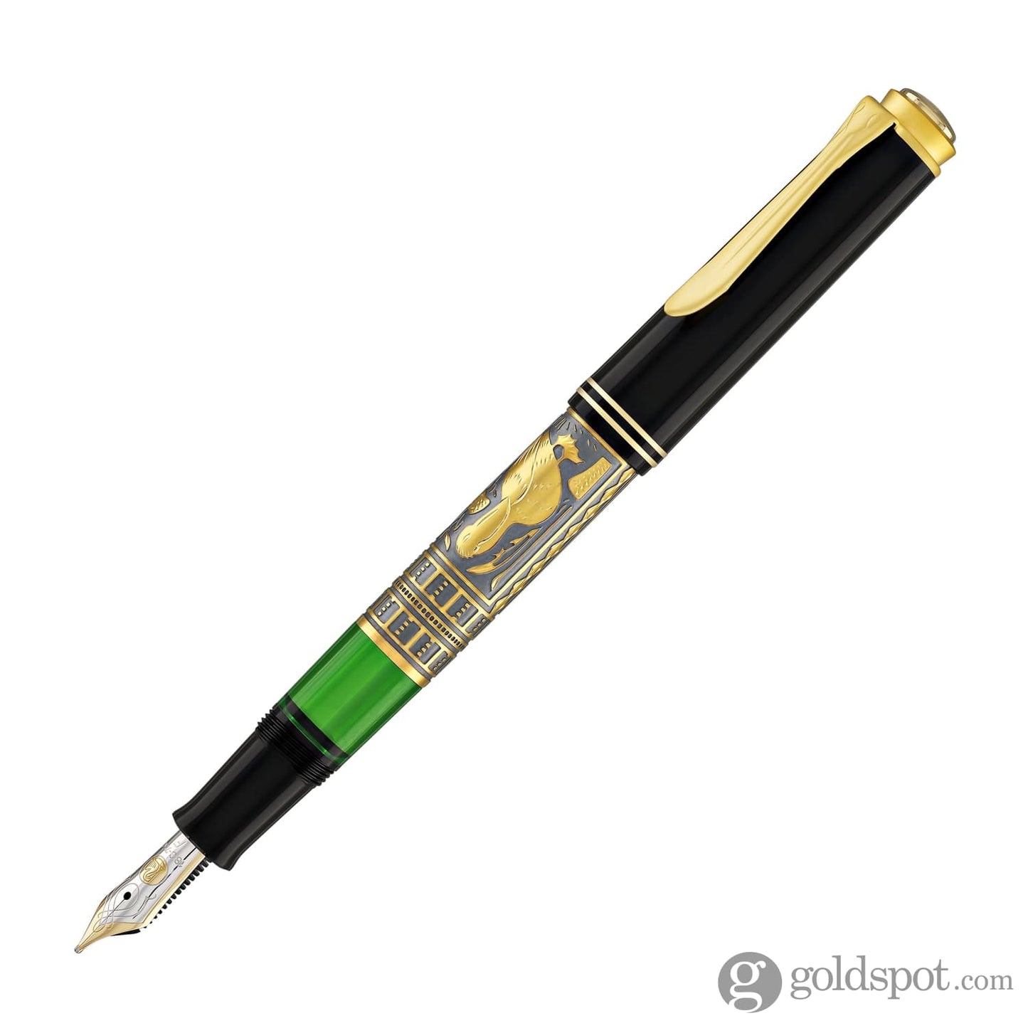 Pelikan Toledo M700 Fountain Pen in Black & Gold Special Edition - Fine Point Fountain Pen