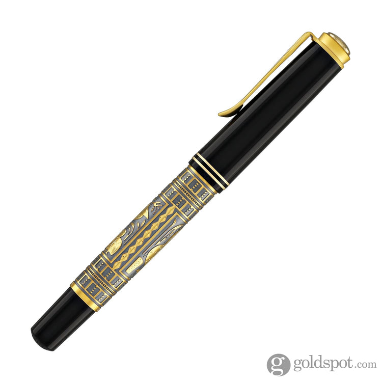 Pelikan Toledo M700 Fountain Pen in Black & Gold Special Edition - Fine Point Fountain Pen