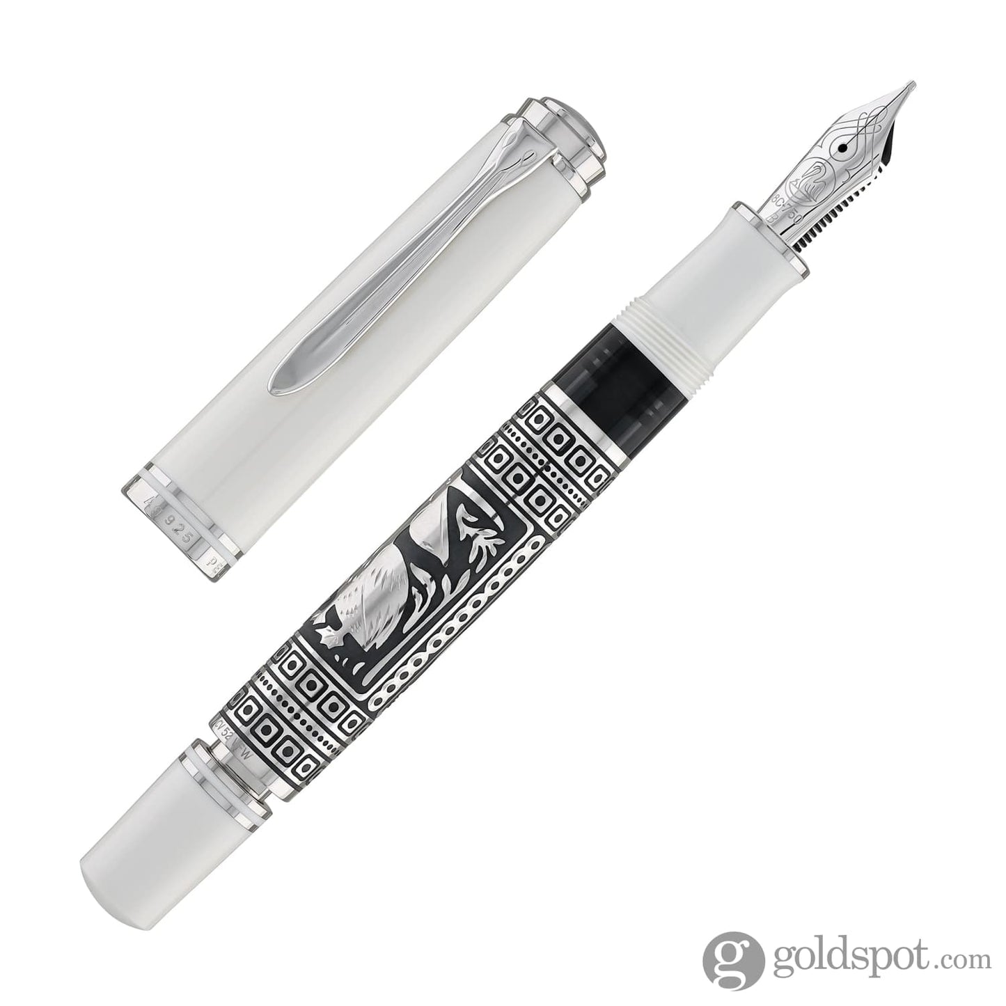Pelikan Toledo M910 Fountain Pen in White - Special Edition Fountain Pen