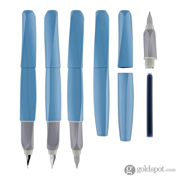 Pelikan Twist Fountain Pen in Eco Blue - Medium Point Fountain Pen