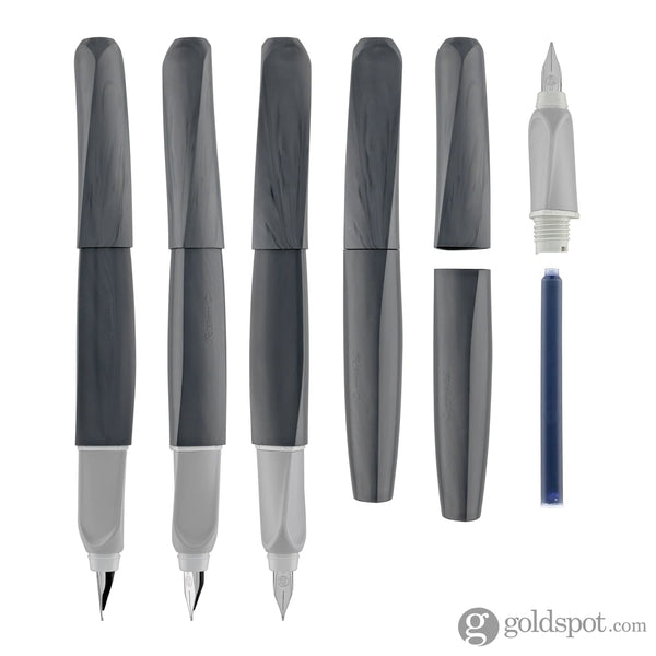 Pelikan Twist Fountain Pen in Eco Grey - Medium Point Fountain Pen