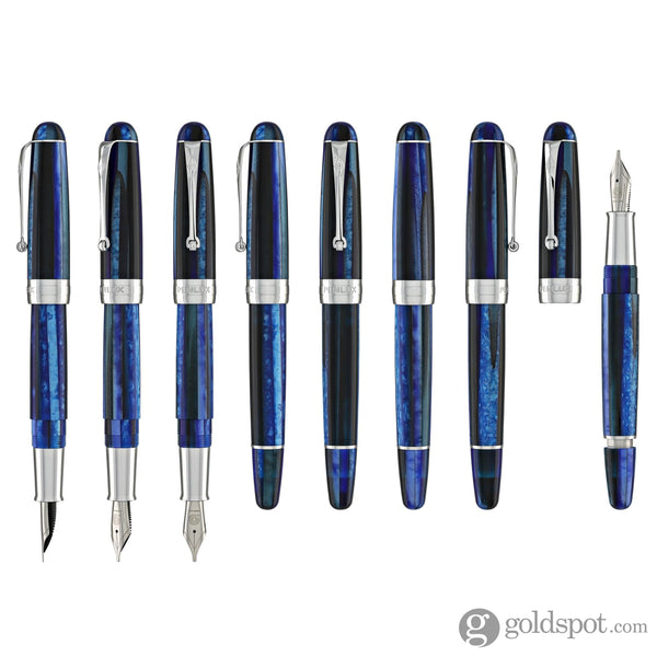 Penlux Masterpiece Delgado Fountain Pen in Blue Grotto