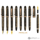 Penlux Masterpiece Grande Fountain Pen in Brown Wave Fountain Pen
