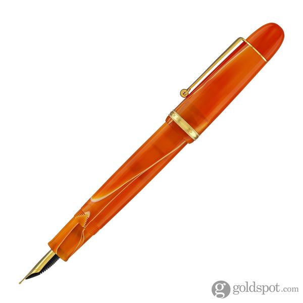 Penlux Masterpiece Grande Fountain Pen in Orange Swirl Fountain Pen