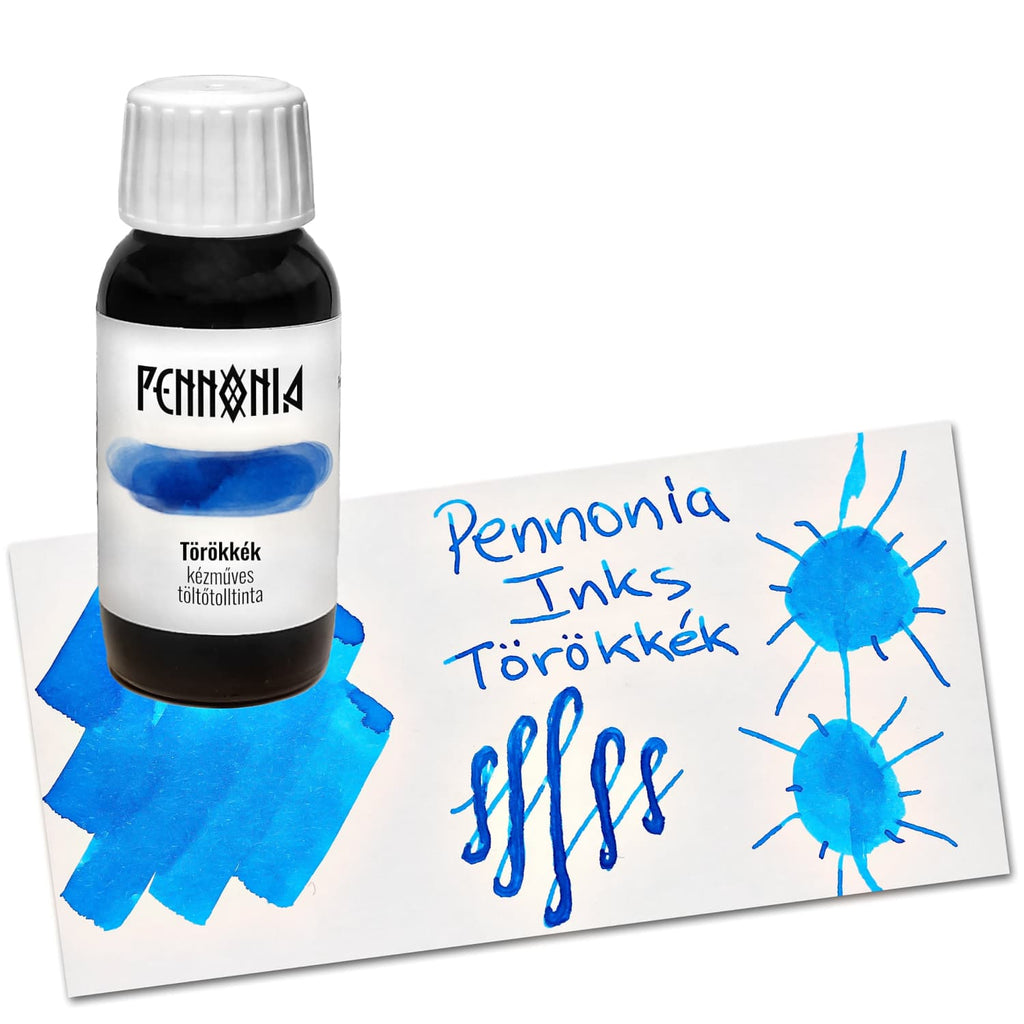 Pennonia Bottled Ink in Törökkék Turkish Blue - 60ml Bottled Ink