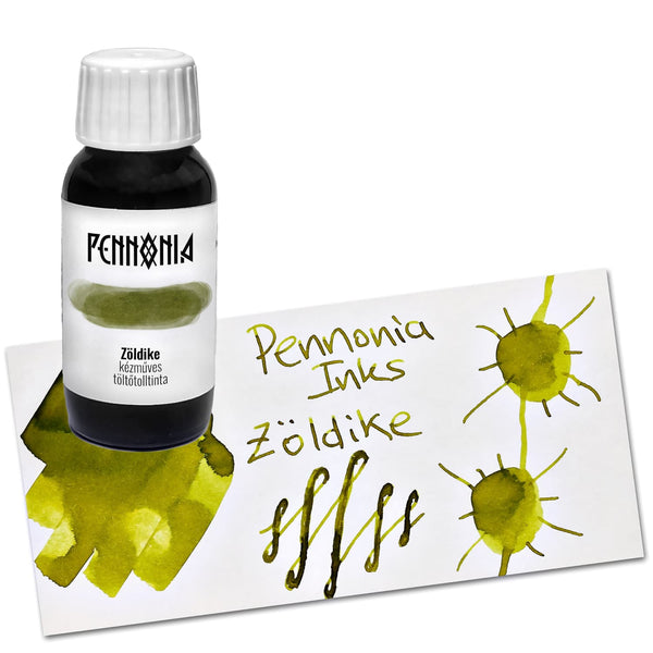 Pennonia Bottled Ink in Zöldike Greenfinch - 60ml Bottled Ink