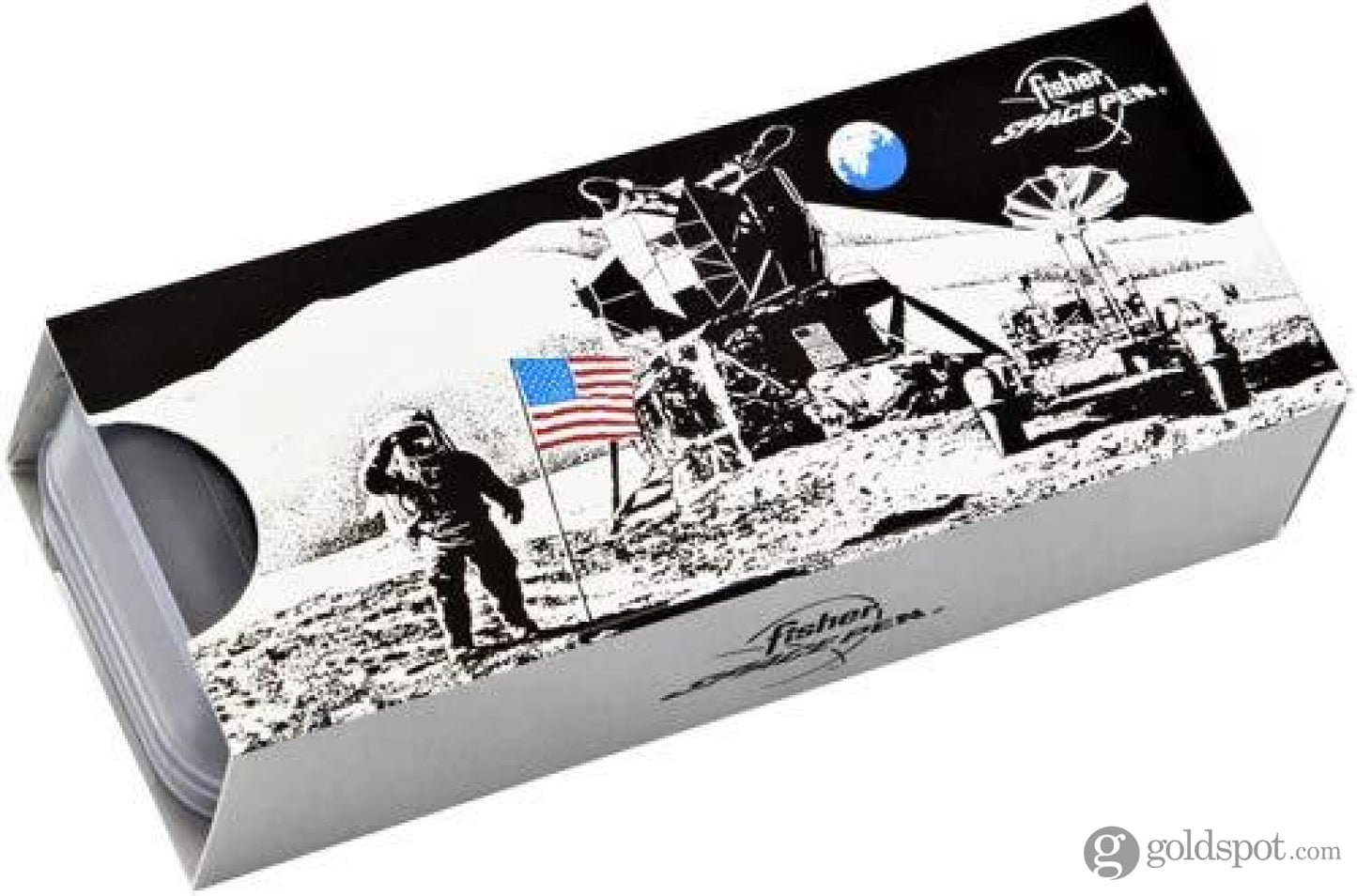 Personalized/Engraved Fisher Bullet Space Ballpoint Pen Collection with Gift Box (Gold) by Goldspot Fountain Pen