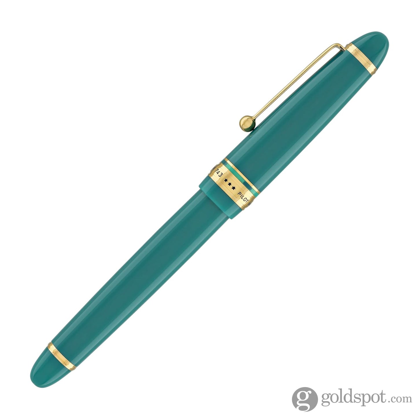 Pilot Custom 743 Fountain Pen in Verdigris (Green) - 14K Gold Fountain Pen