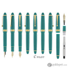 Pilot Custom 743 Fountain Pen in Verdigris (Green) - 14K Gold Fountain Pen