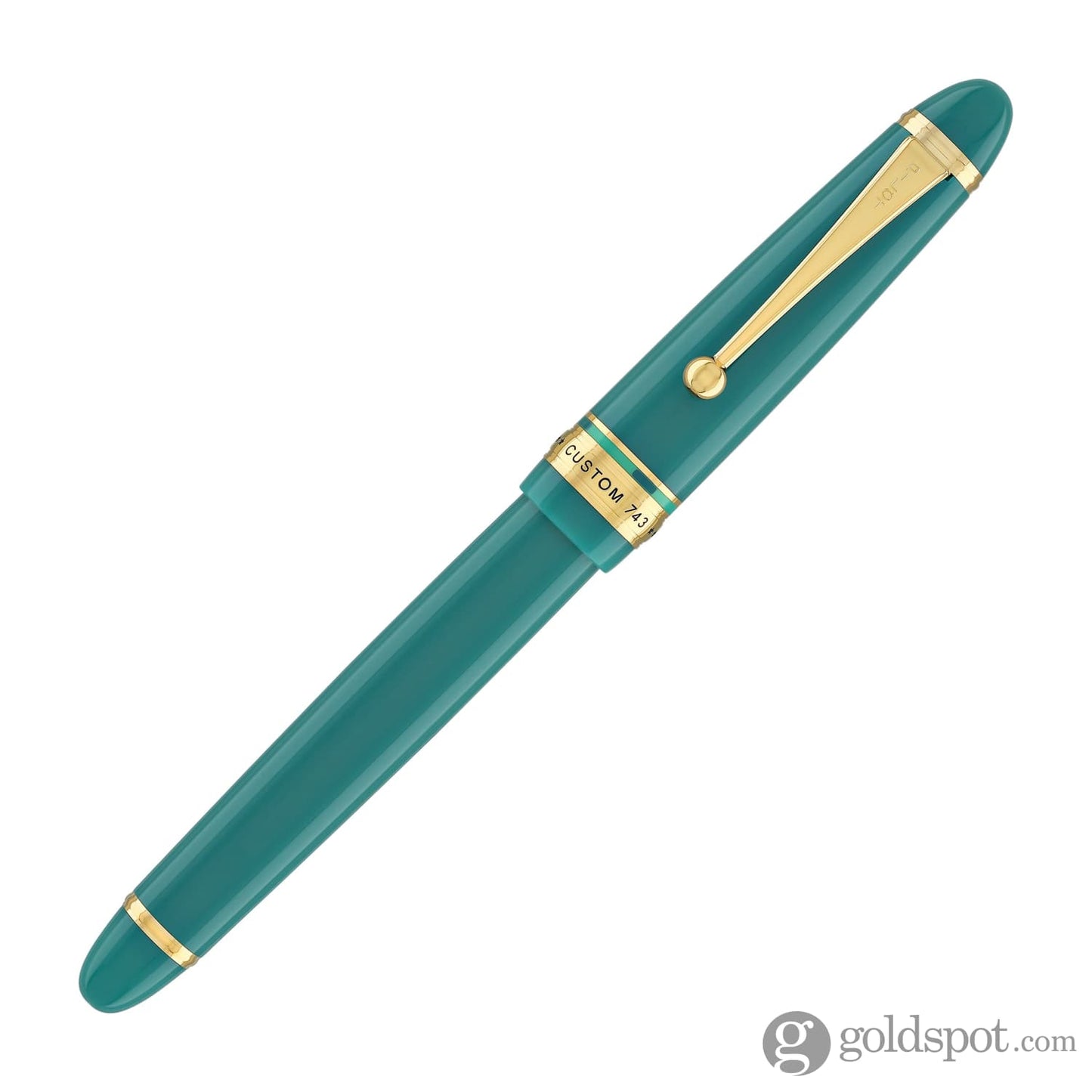 Pilot Custom 743 Fountain Pen in Verdigris (Green) - 14K Gold Fountain Pen