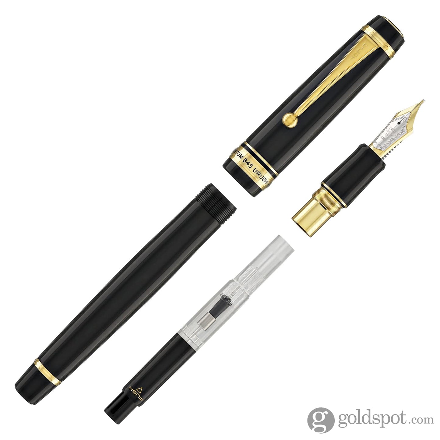 Pilot Custom 845 Fountain Pen in Black Urushi Fountain Pen