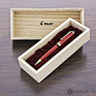 Pilot Custom Urushi Ballpoint Pen - Vermillion Red Barrel Fountain Pen