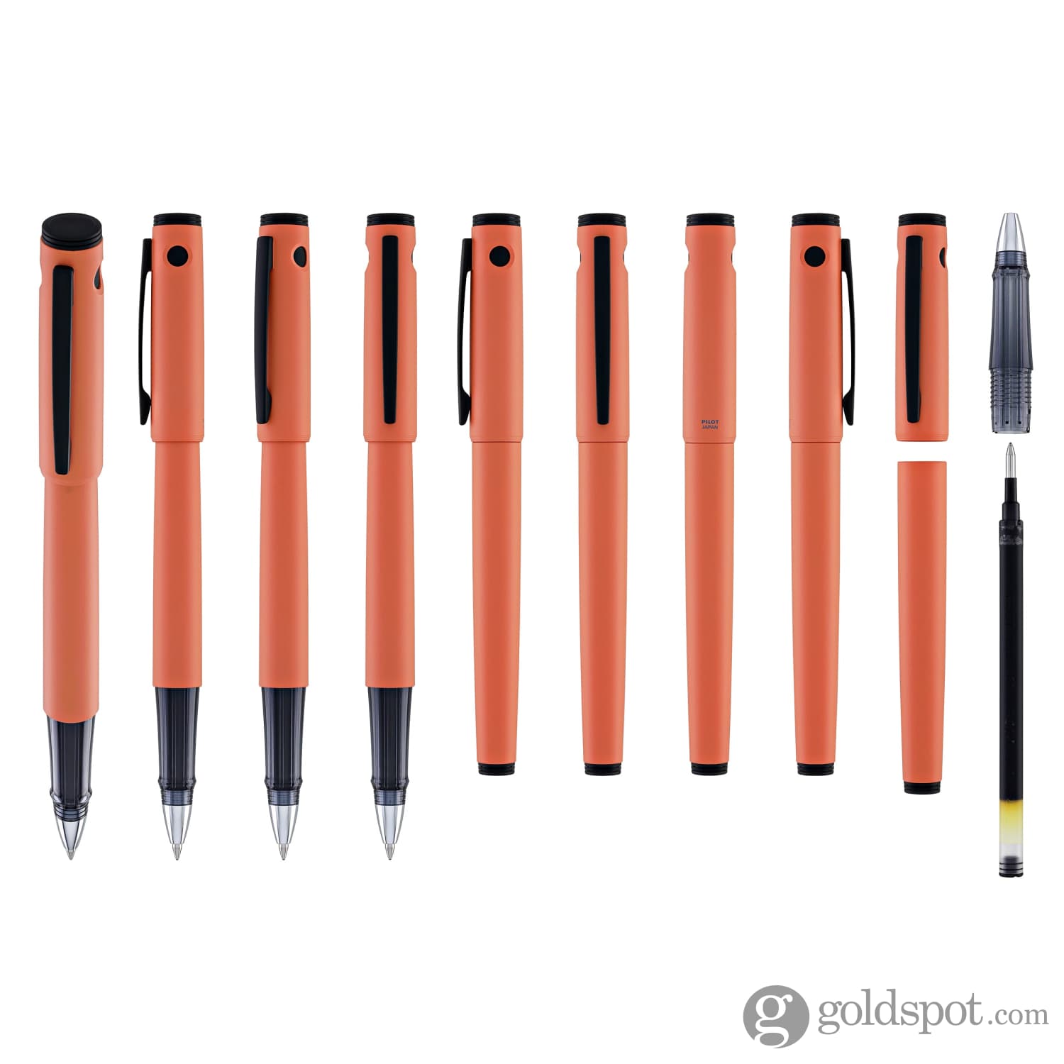 Pilot Explorer G2 Gel Rollerball Pen in Coral Matte - Goldspot Pens