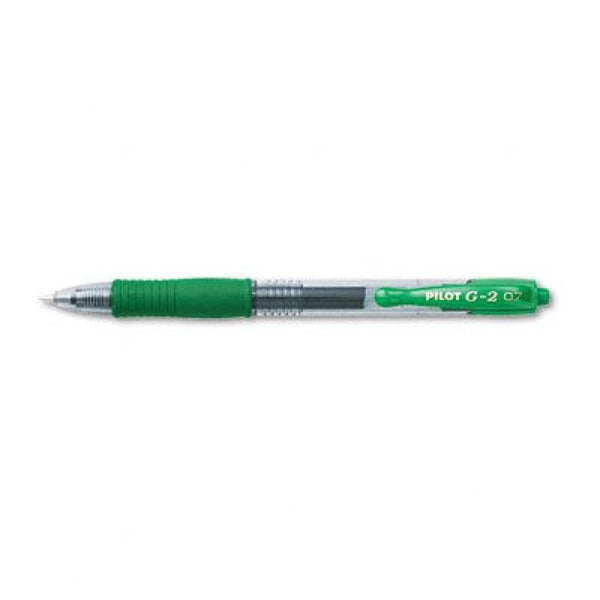 Pilot G2 Retractable Gel Ink in Green - Fine Point - 1 Unit Gel Pen