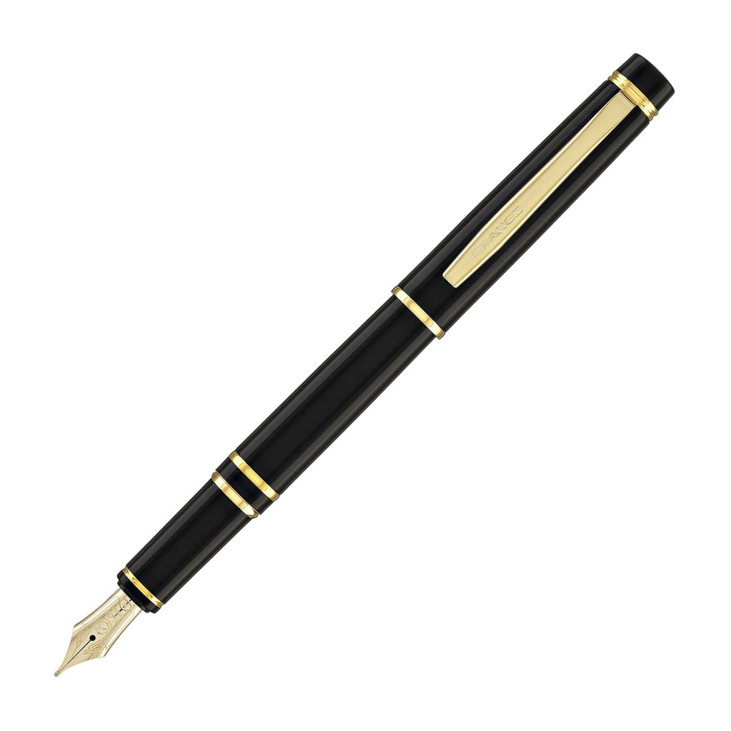 Pilot Grance Fountain Pen in Classic Black - 14k Gold Nib Fountain Pen