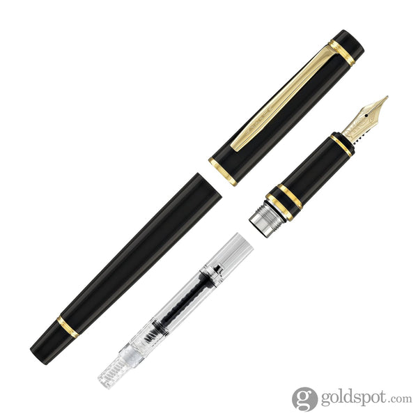 Pilot Grance Fountain Pen in Classic Black - 14k Gold Nib Fountain Pen