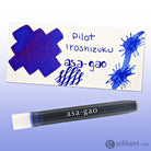 Namiki Pilot Iroshizuku Ink Cartridges in Asa-gao (Morning Glory) - Pack of 6 Bottled Ink