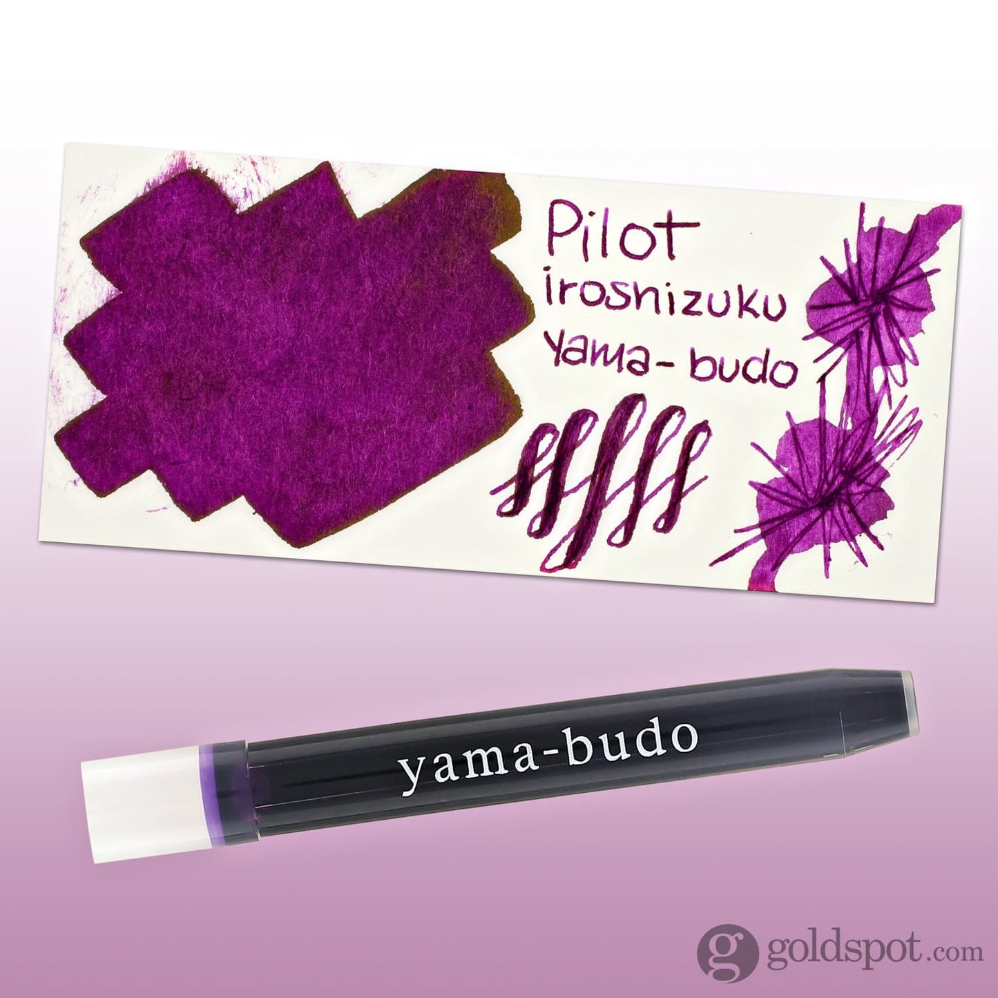 Namiki Pilot Iroshizuku Ink Cartridges in Yama-budo (Crimson Glory Vine) - Pack of 6 Bottled Ink