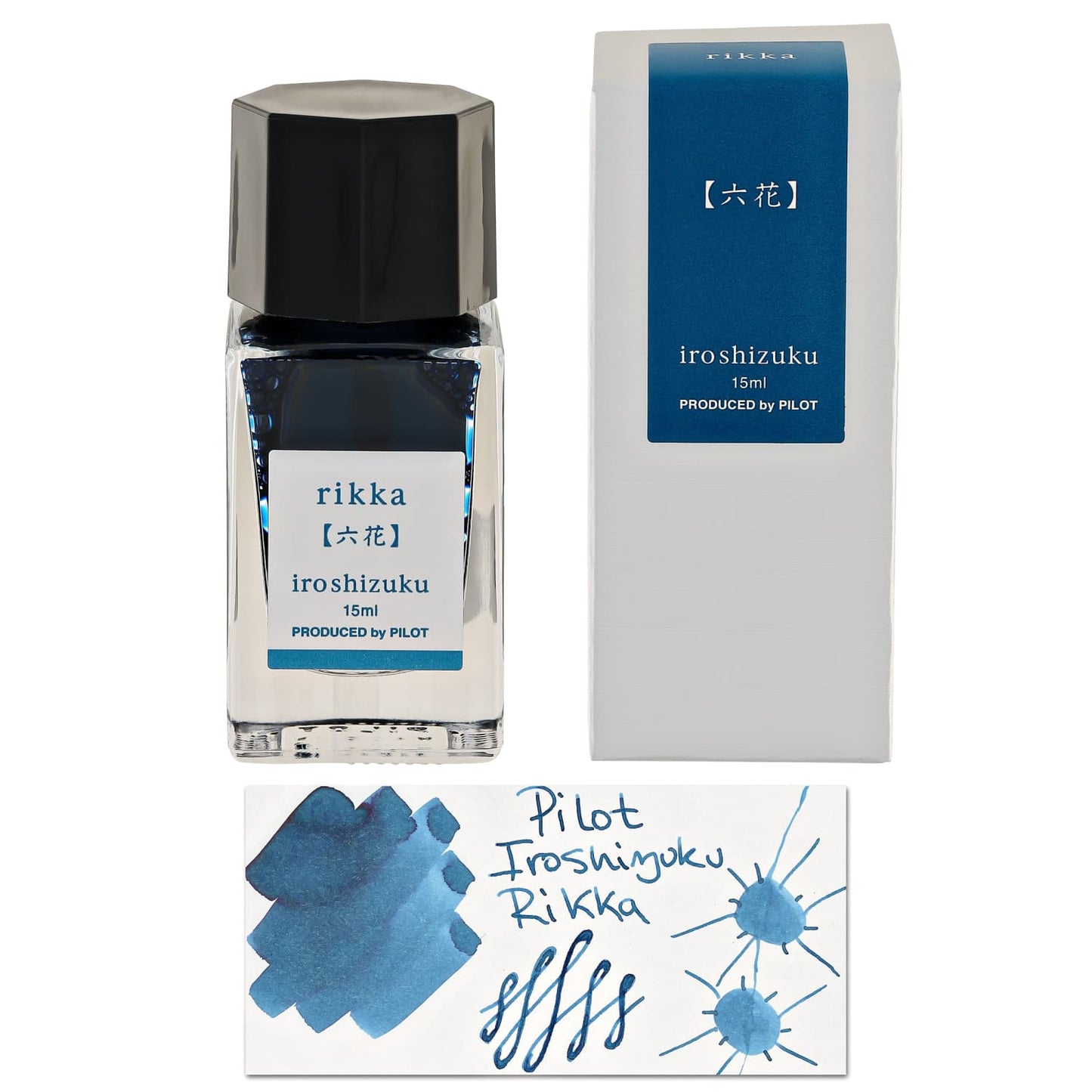 Pilot Iroshizuku Mini Bottled Ink in Rikka (Snow Crystal) - 15 mL Bottled Ink