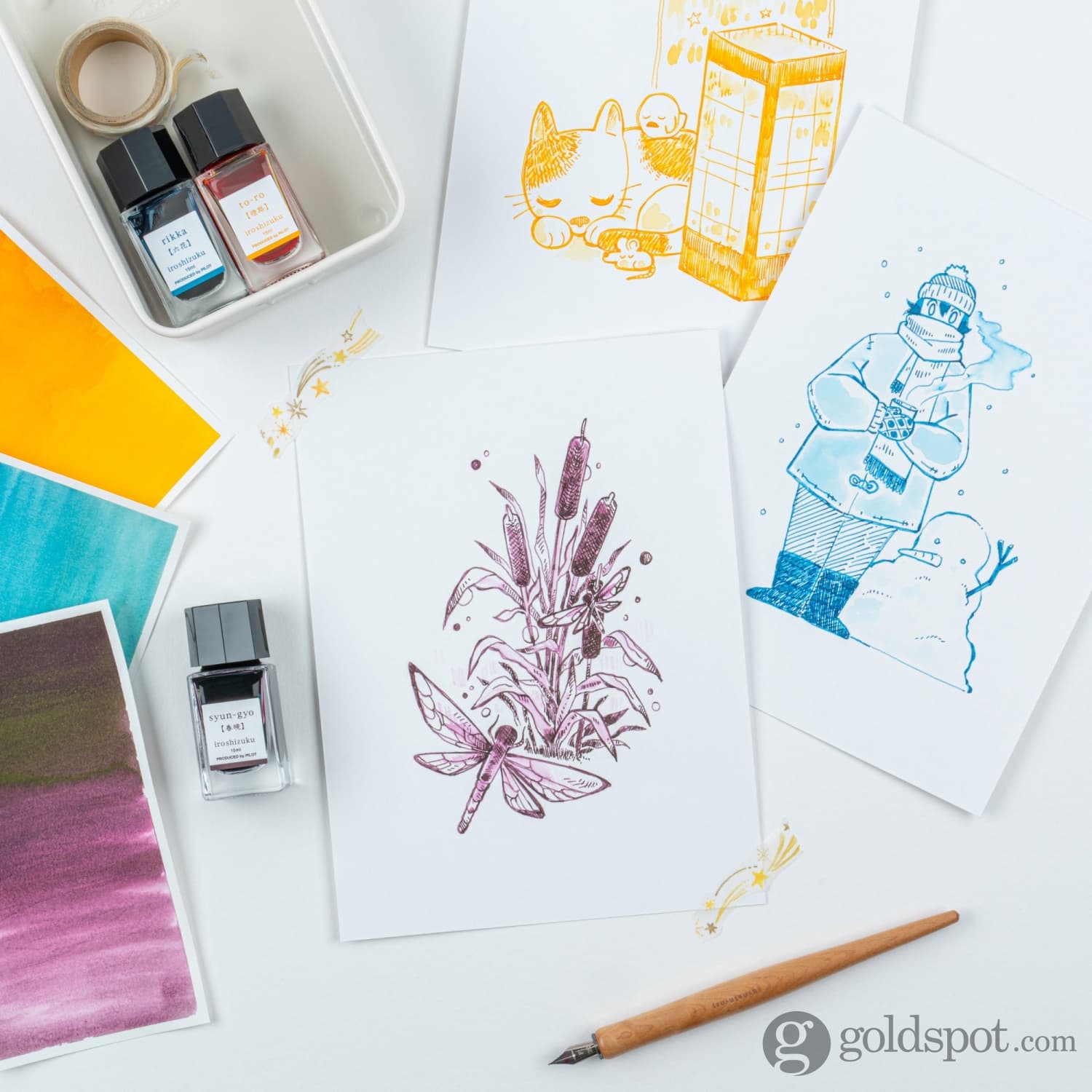 Pilot Iroshizuku Mini Bottled Ink in Rikka (Snow Crystal) - 15 mL