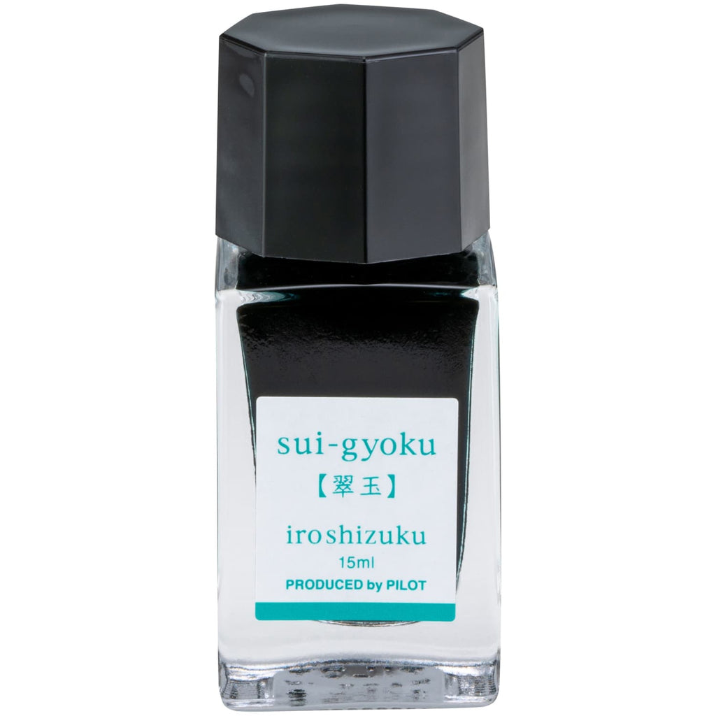 Pilot Iroshizuku Mini Bottled Ink in Sui-Gyoku (Emerald Gemstones) - 15 mL Bottled Ink