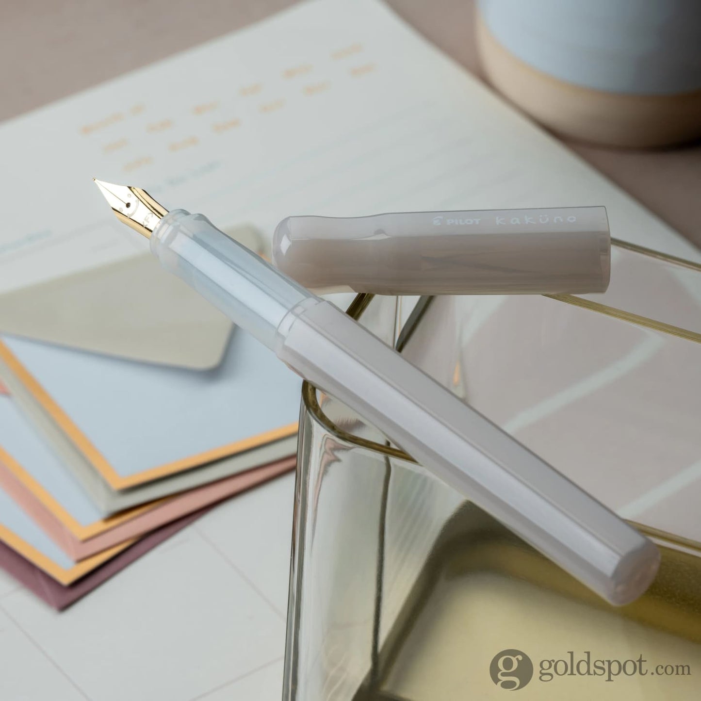 Pilot Kaküno Fountain Pen in Translucent Cumulus White Fountain Pen