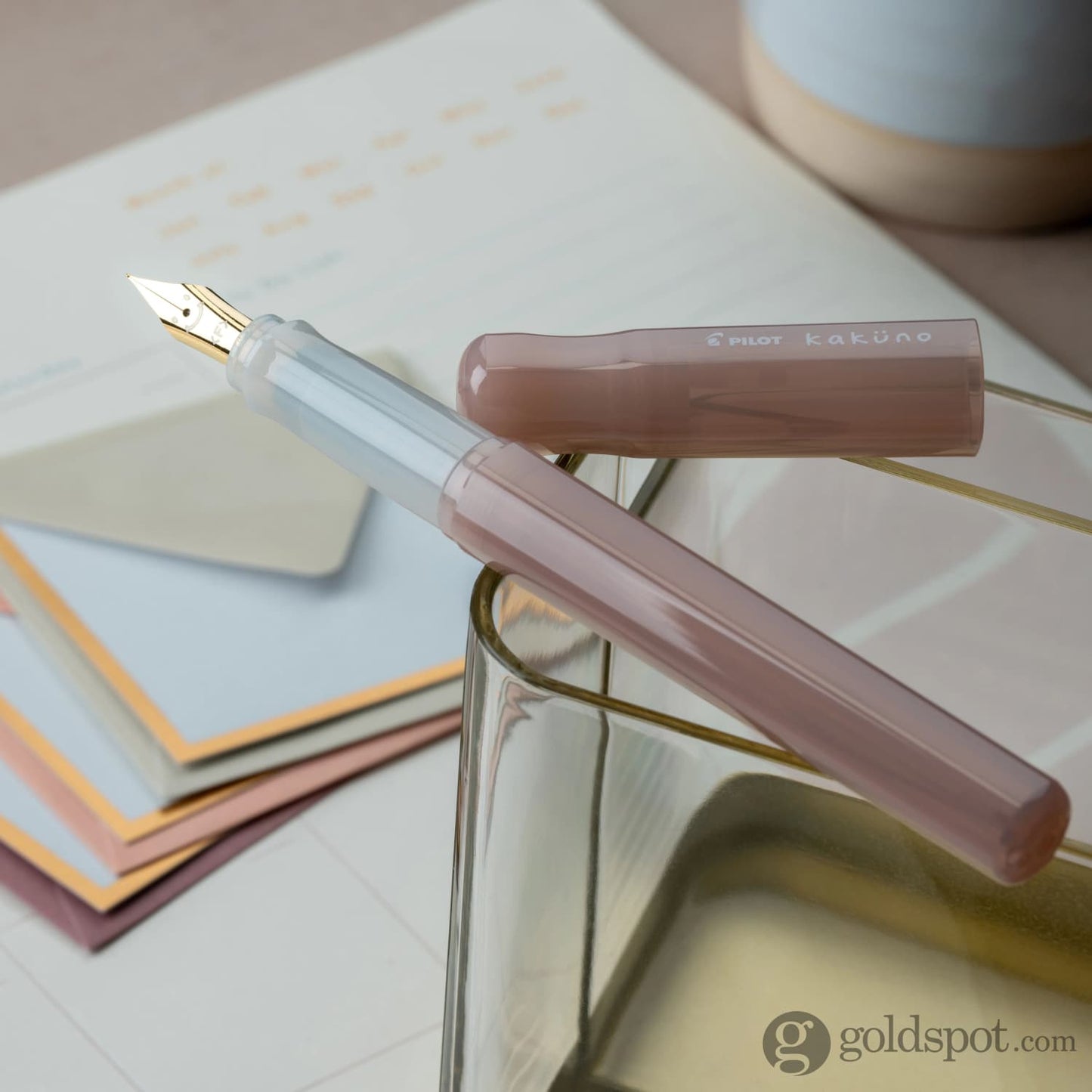 Pilot Kaküno Fountain Pen in Translucent Rosy Dusk Fountain Pen