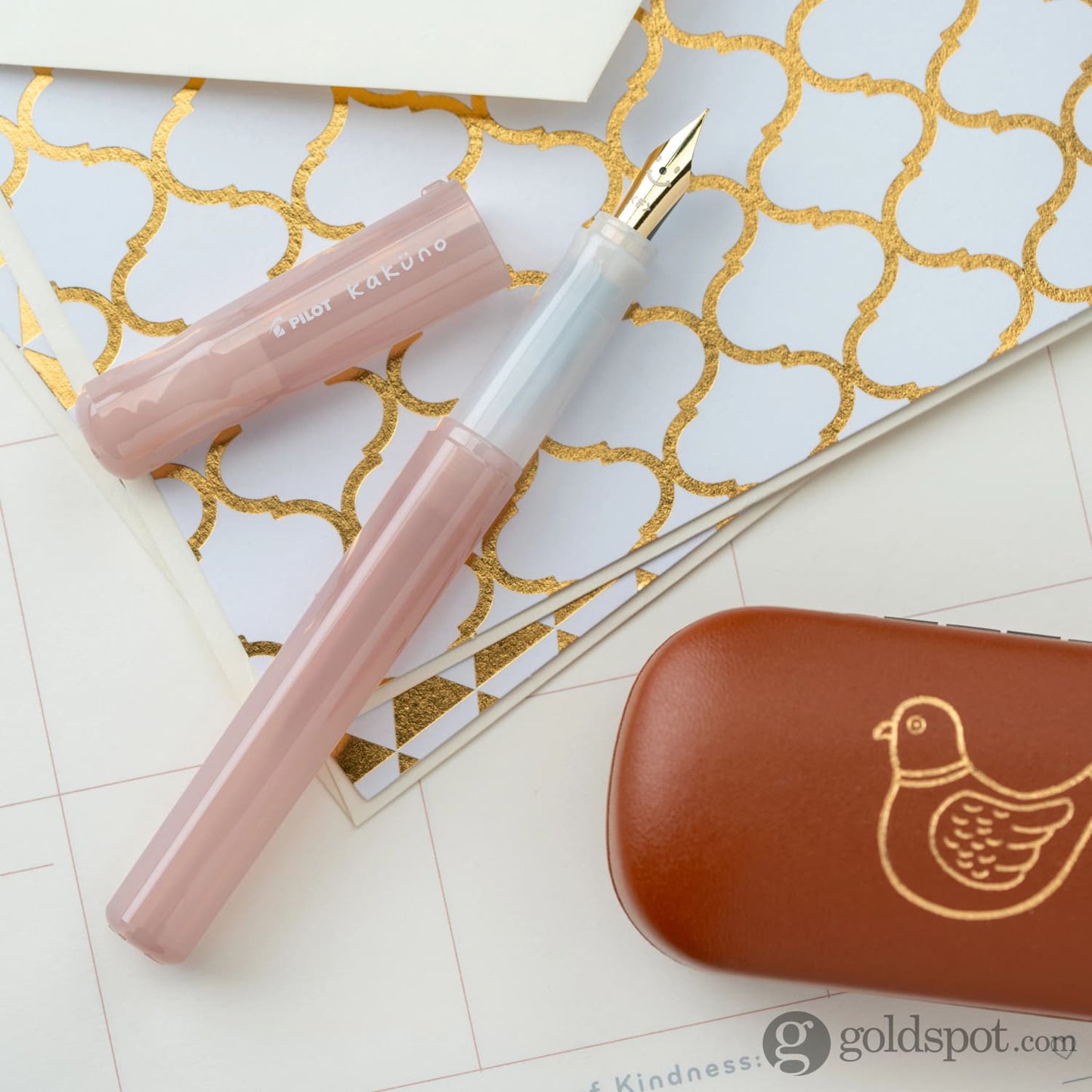 Pilot Kaküno Fountain Pen in Translucent Rosy Dusk Fountain Pen