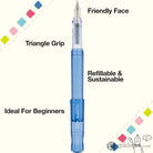 Pilot Kakuno Fountain Pen in Translucent Blue