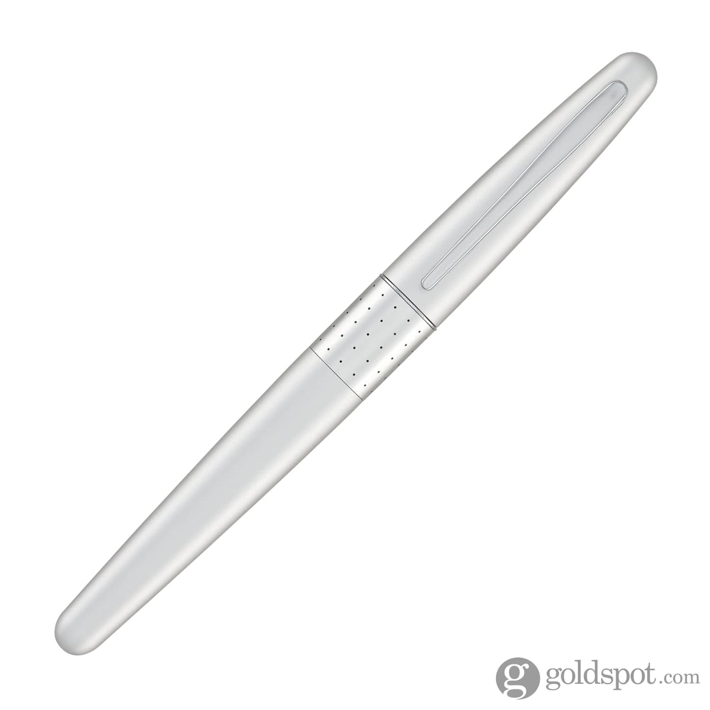 Pilot Metropolitan Fountain Pen in Silver with Dot Pattern - Medium Point Fountain Pen
