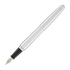 Pilot Metropolitan Fountain Pen in Silver with Dot Pattern - Medium Point