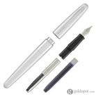 Pilot Metropolitan Fountain Pen in Silver with Dot Pattern - Medium Point Fountain Pen