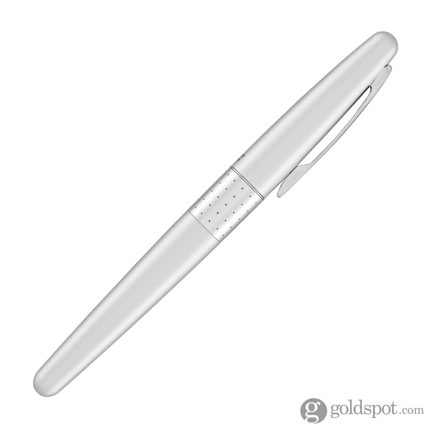 Pilot Metropolitan Fountain Pen in Silver with Dot Pattern - Medium Point Fountain Pen