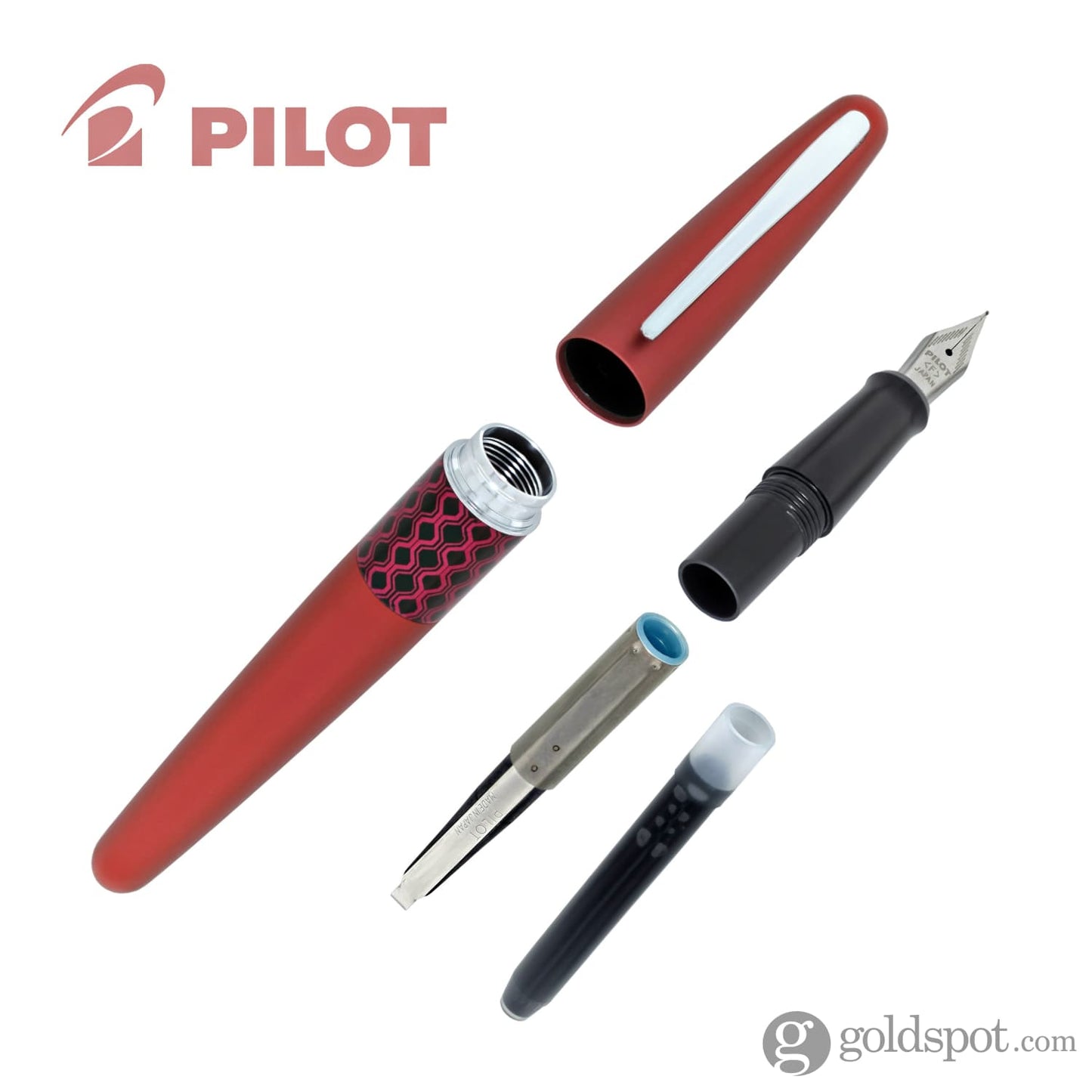 Pilot Metropolitan Retro Pop Fountain Pen in Red Fountain Pen